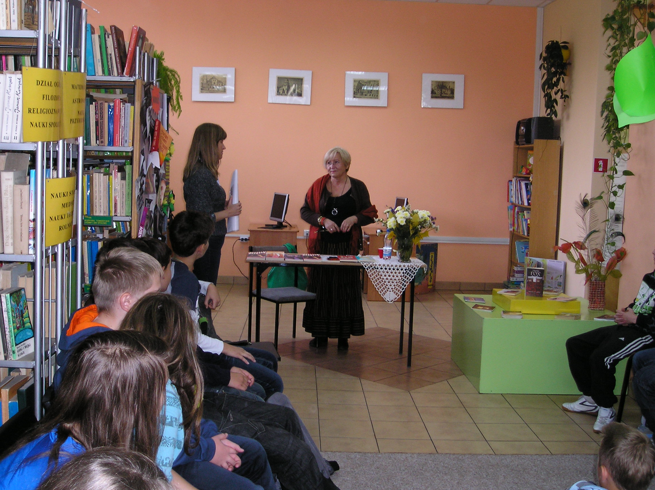 Strona biblioteki Gimnazjum Nr 2 w Zgierzu